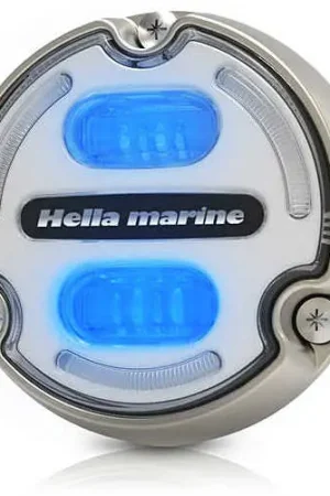 Must-Have Faro subacqueo Hella marine Led Apelo A2 - Luce Bianca/Blu