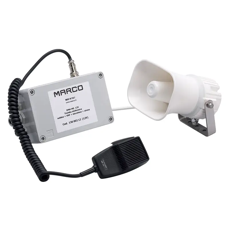 Fischio elettronico + mic. + sirena EMH-MS 12V Bestseller