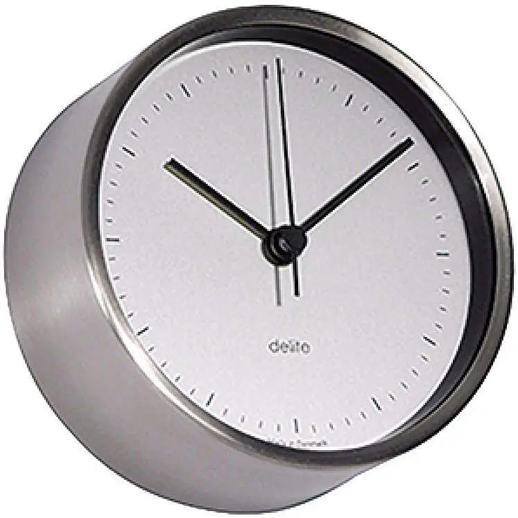 Orologio Delite Clausen inox satinato D. 100 mm. Occasione Imperdibile