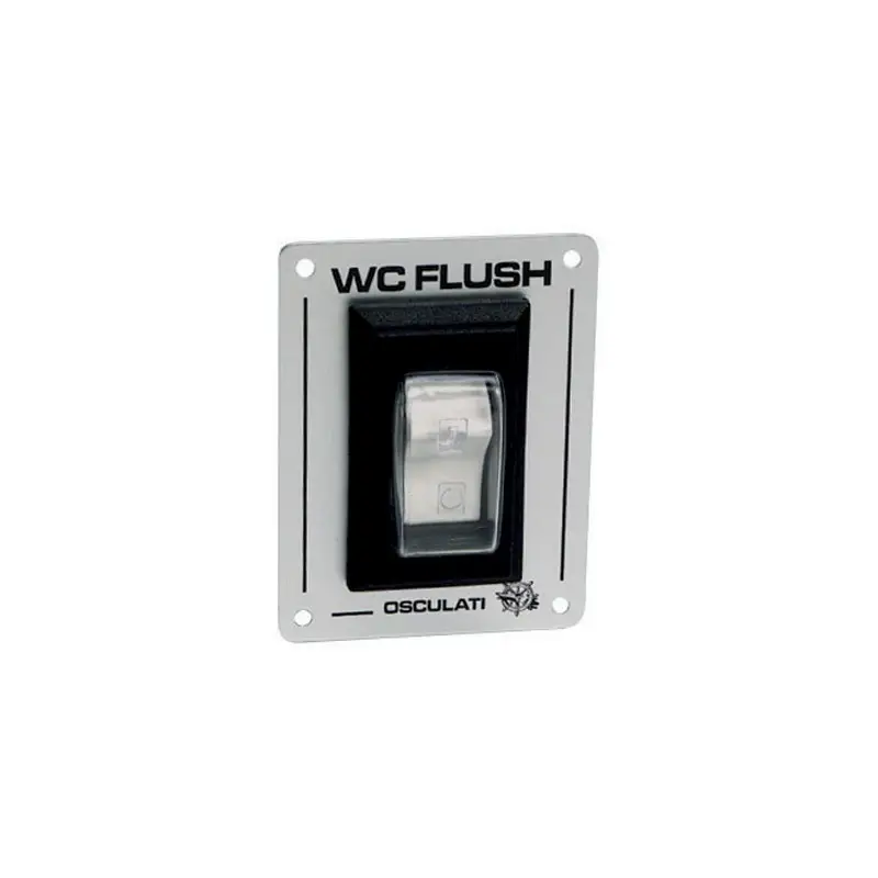 Subito Disponibile Pannello Interruttore “W.C. Flush” 12 / 24 V.