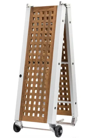 Passerella pieghevole in Alluminio e Teak Extra mt. 3.10 Direttamente Dal Produttore