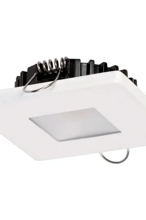 Plafoniera a led quadrata da incasso - bianca luce bianca calda Sconto