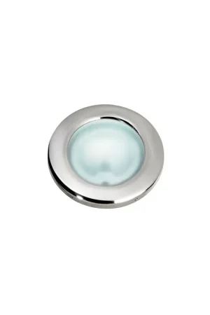 Plafoniera Vega Inox vetro satinato Prezzo Ridotto