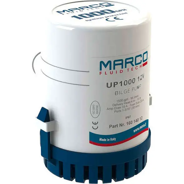 Direttamente Dal Produttore Pompa sentina immersione Marco UP1000 12V