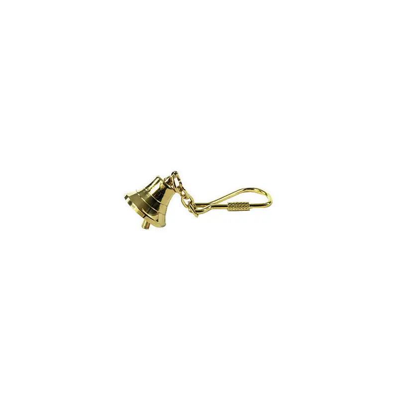 Compra Online Portachiavi in ottone lucido. Campana