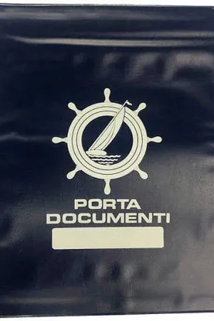 Portadocumenti Blu con chiusura impermeabile Soddisfatti O Rimborsati