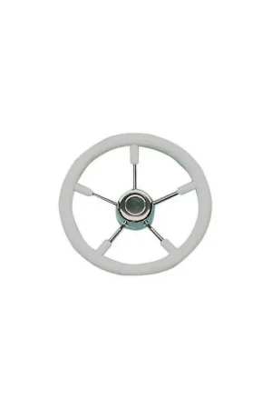 Volante razze acciaio Inox Bianco Affare