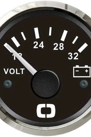 Voltmetro 18/32 V - Nero/Lunetta Lucida Ultime Pezzi