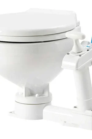 Wc manuale barca Compact - Sedile plastica bianca Sconto