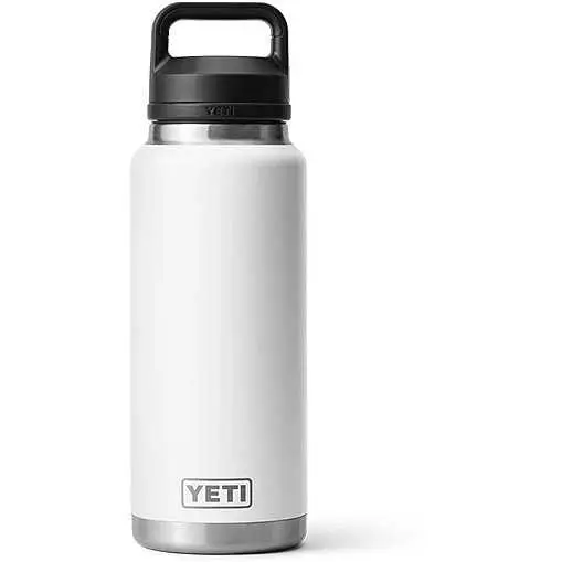 YETI Rambler 36oz (1,07L) Borraccia Termica Tappo Chug - Bianco Esclusivo