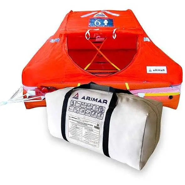 Zattera Arimar Oceanus Valigia 10 Pers. Pagamento Sicuro