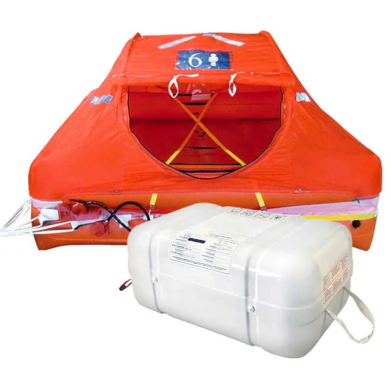Popolare Zattera Iso 9650 Oceanlife Contenitore rigido 6 P.