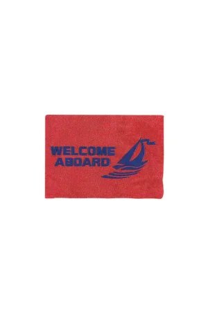 Zerbino Welcome Aboard 68x46 - Rosso Promozione