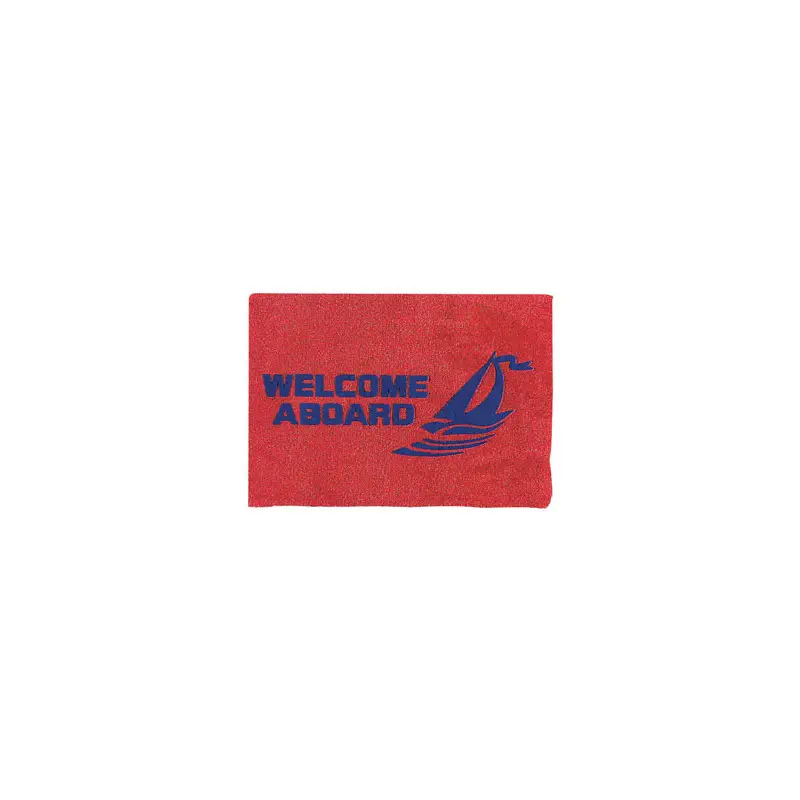 Zerbino Welcome Aboard 68x46 - Rosso Promozione