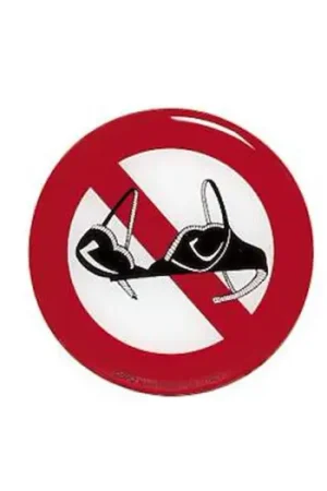 Adesivo " Divieto reggiseno " Offerta