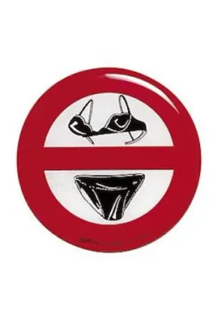 Adesivo " Divieto slip/reggiseno " Vendita Finale