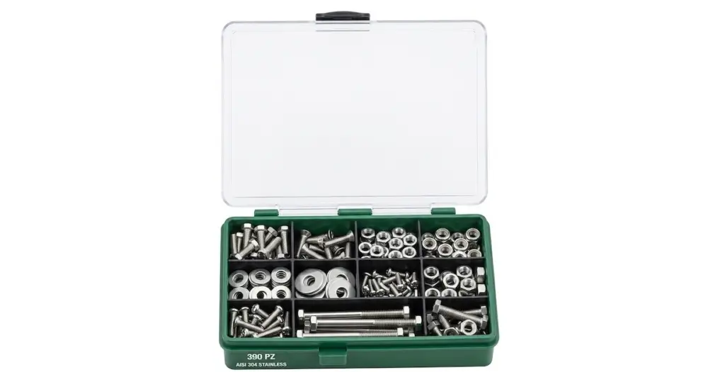Promozione Cassetta viti Compact - 390 pz. -
