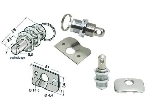 Miglior Prezzo Chiusura per gavoni inox con perno