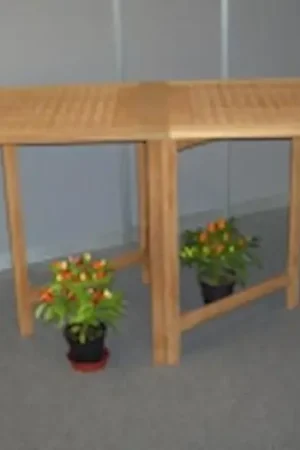 Art. 306b Tavolo pieghevole di legno Teak mod. POLLICINO 130x68 130x68 cm h78 A Buon Prezzo