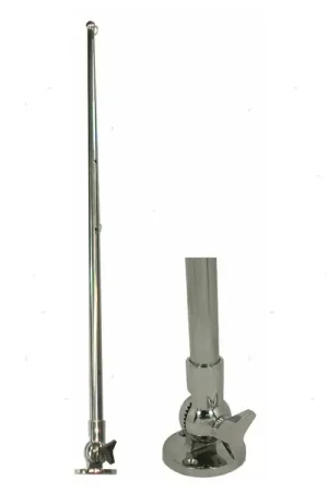 ASTA PORTABANDIERA PIEGHEVOLE H600MM IN ACCIAIO INOX Offerta Del Giorno