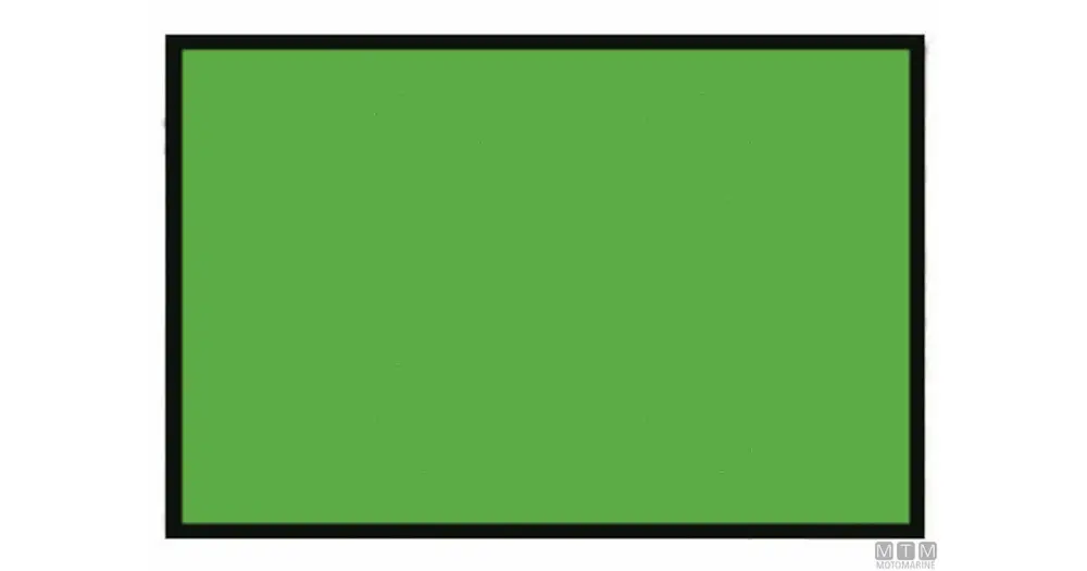 BANDIERA SEGNALAZIONE VERDE 20X30CM Offerta Lampo