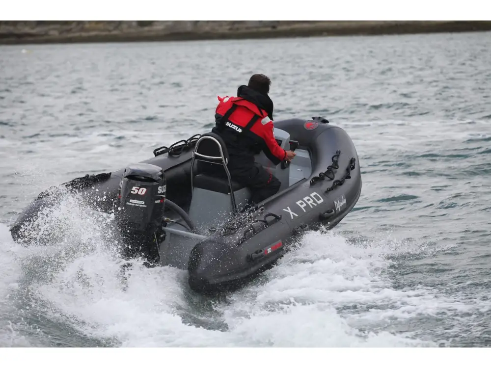 3D TENDER XPRO RIB 420 PVC BLACK Spedito Oggi