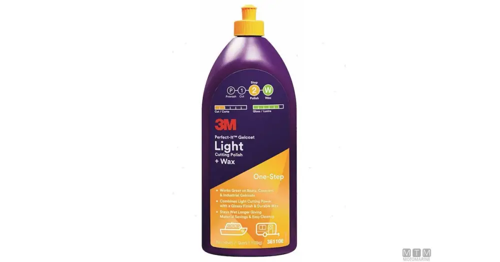 3M PERFECT-IT GELCOAT LIGHT POLISH & WAX 946ML Prezzo Ridotto