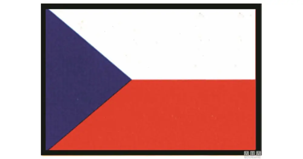 Affare BANDIERA REPUBBLICA CECA 50X75CM
