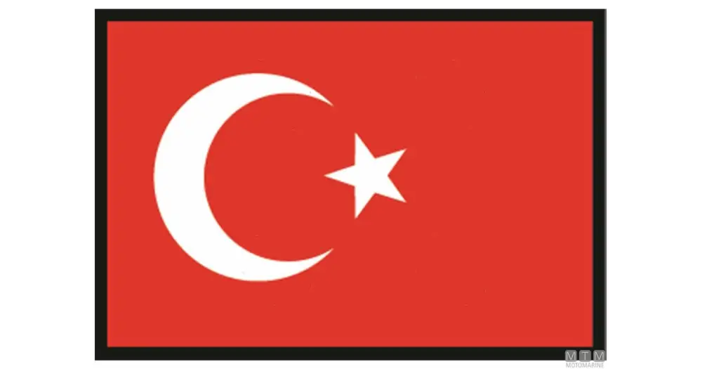 BANDIERA TURCHIA 30X45CM Esclusivo