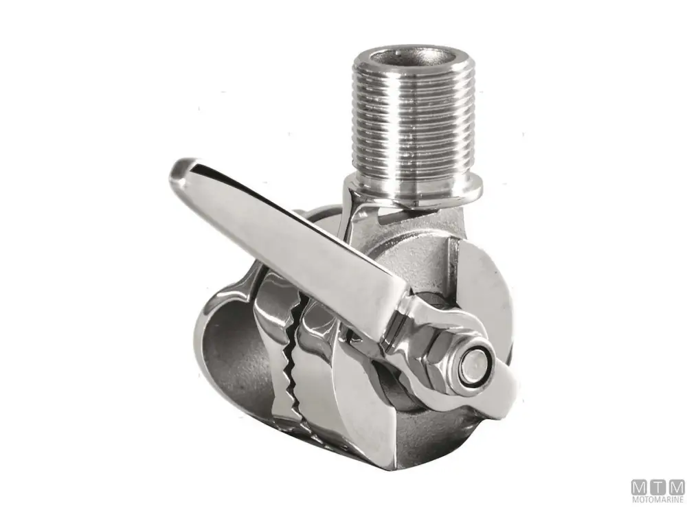 Spedizione Espresso BASE ANTENNA A MORSETTO ACCIAIO INOX