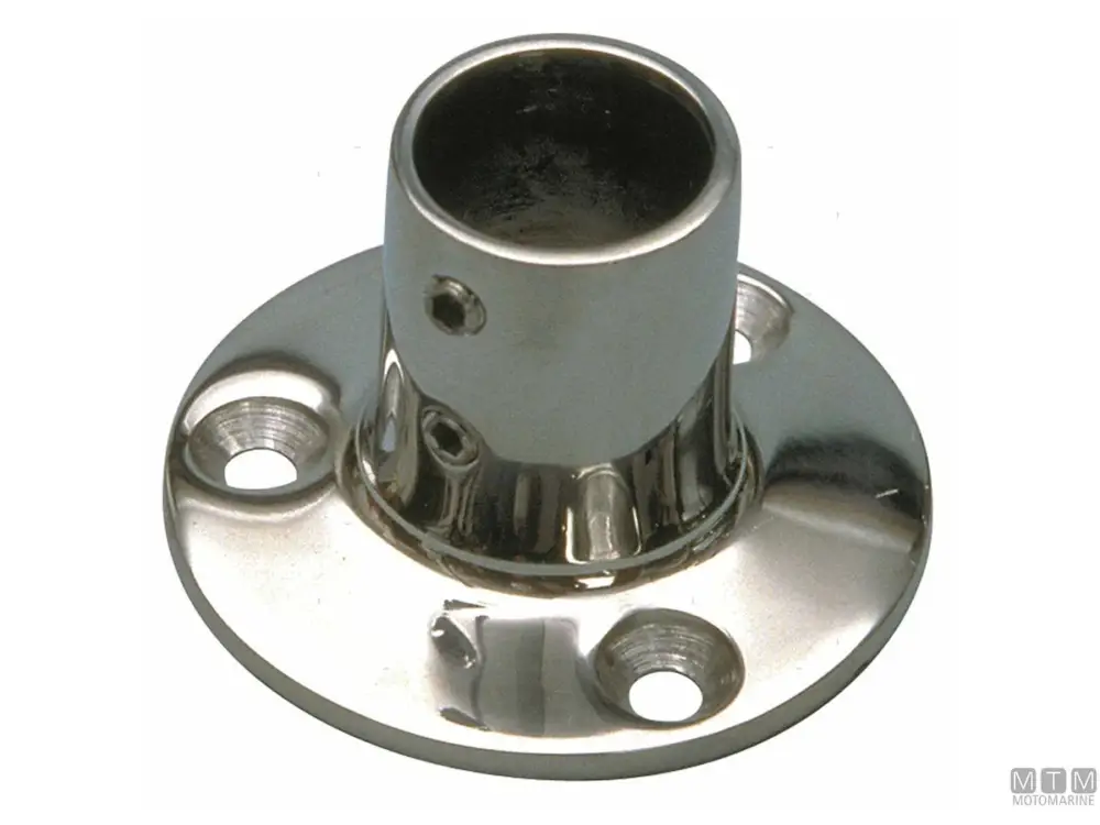 BASE TONDA 90 D22MM ACCIAIO INOX 316 Di Tendenza