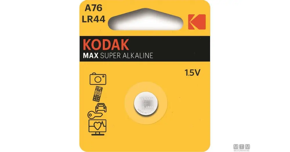 BATTERIA KODAK LR44/A76 Spedito Oggi