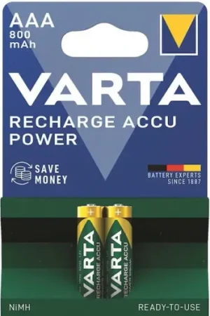 BATTERIE VARTA AAA MINISTILO RICARICABILI ACCU POWER CF2PZ Vendita Finale