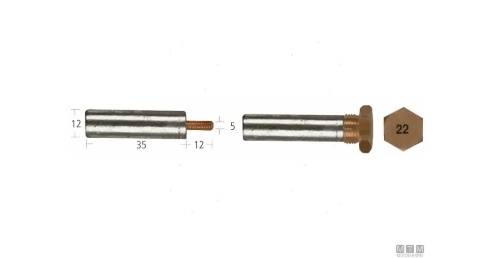 ANODO BARROTTO BUCK IN ZINCO Offerta Limitata
