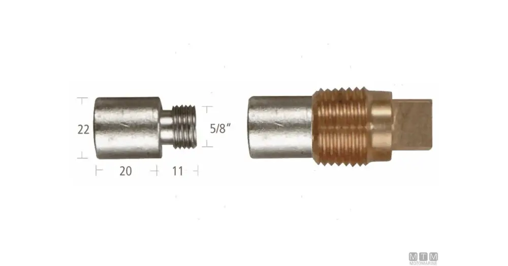Compra Online ANODO BARROTTO CATERPILLAR 22X20MM IN ZINCO
