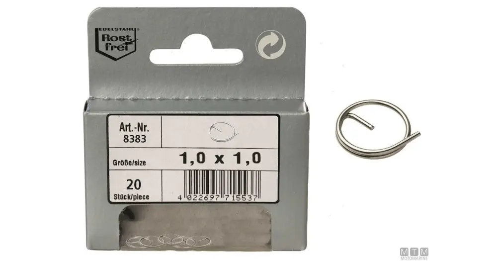 ANELLINI SICUREZZA 8383 INOX A4 1.5X20 10PZ A Buon Prezzo