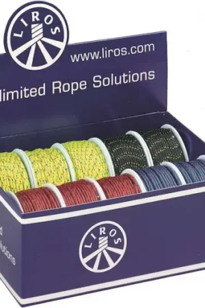 10 BOBINETTE DI TRECCIA LIROS MAGIC SPEED IN POLIESTERE D2MM 30M Promo Stagionale