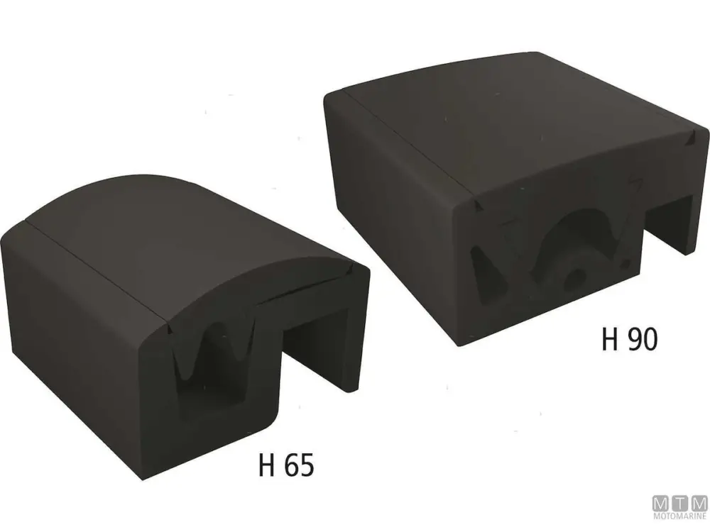 BOTTAZZO PROFILO PARABORDO QBE NERO H65MM L24M Prezzo Di Fabbrica