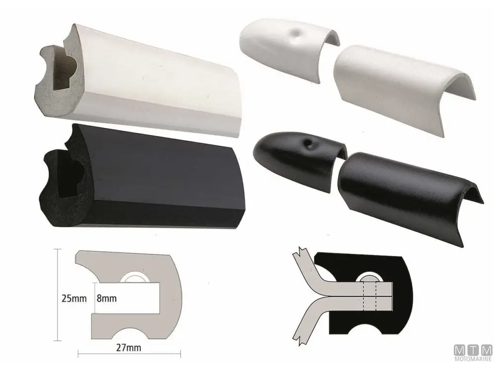 Novità BOTTAZZO PROFILO PARABORDO TIPO ECO2 BIANCO H25MM L12M