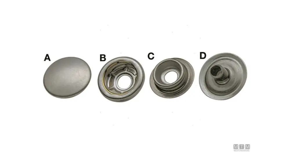 Saldi SOTTOTESTA TESTA BOTTONE IN ACCIAIO INOX CF 1000PZ