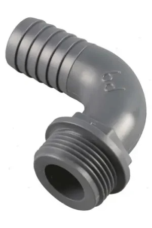 PORTAGOMMA GOMITO M 1/4X10 POLIPROPILENE CARICATO FV Ultime Pezzi