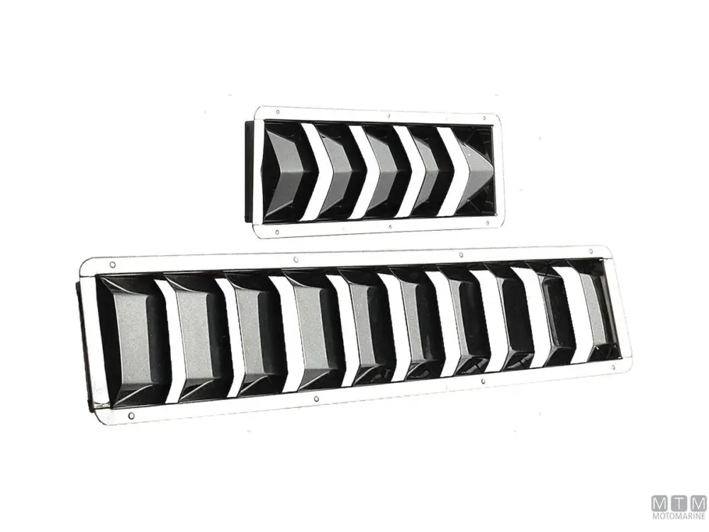 PRESA D'ARIA COMPATTA 325x110MM IN ACCIAIO INOX Occasione Imperdibile
