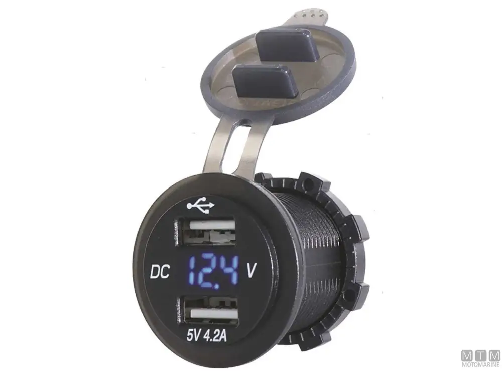 Occasione Imperdibile PRESA SOCKET DOPPIO USB E VOLTMETRO
