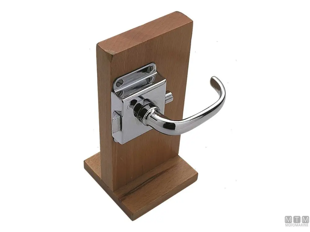 Spedizione Espresso SERRATURA CON SCONTRO PIANO E BLOCCO E3656AIN OTTONE CROMATO