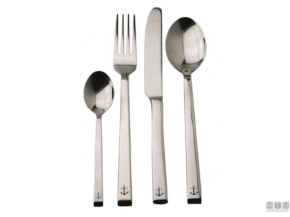 Professionale SERVIZIO 24 POSATE ACCIAIO INOX 18/10