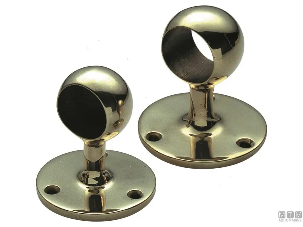 SUPPORTO TERMINALE D30MM OTTONE LUCIDO A Buon Prezzo