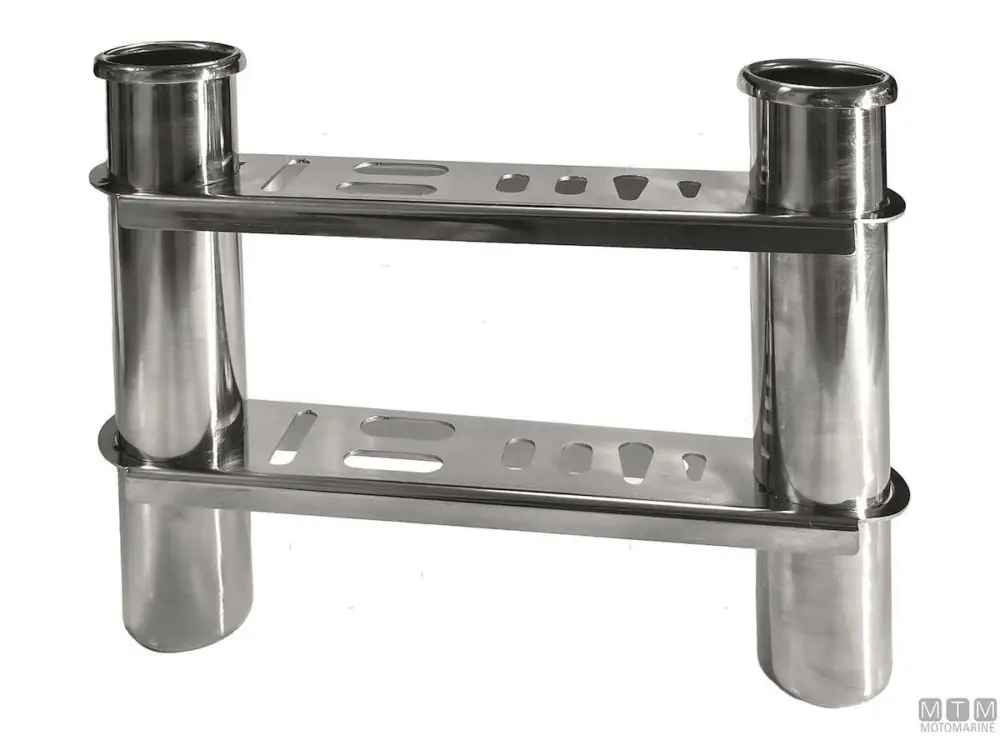 Must-Have PORTACANNE 2 POSTI D40MM IN ACCIAIO INOX