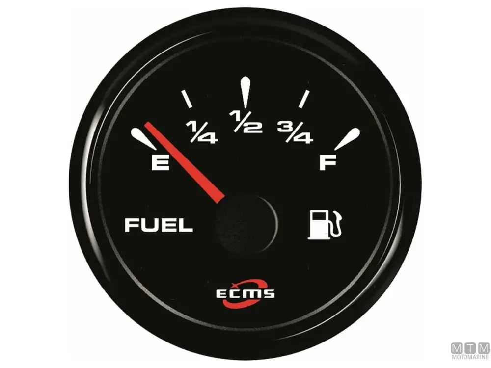 Spedizione Espresso INDICATORE LIVELLO CARBURANTE ALL BLACK