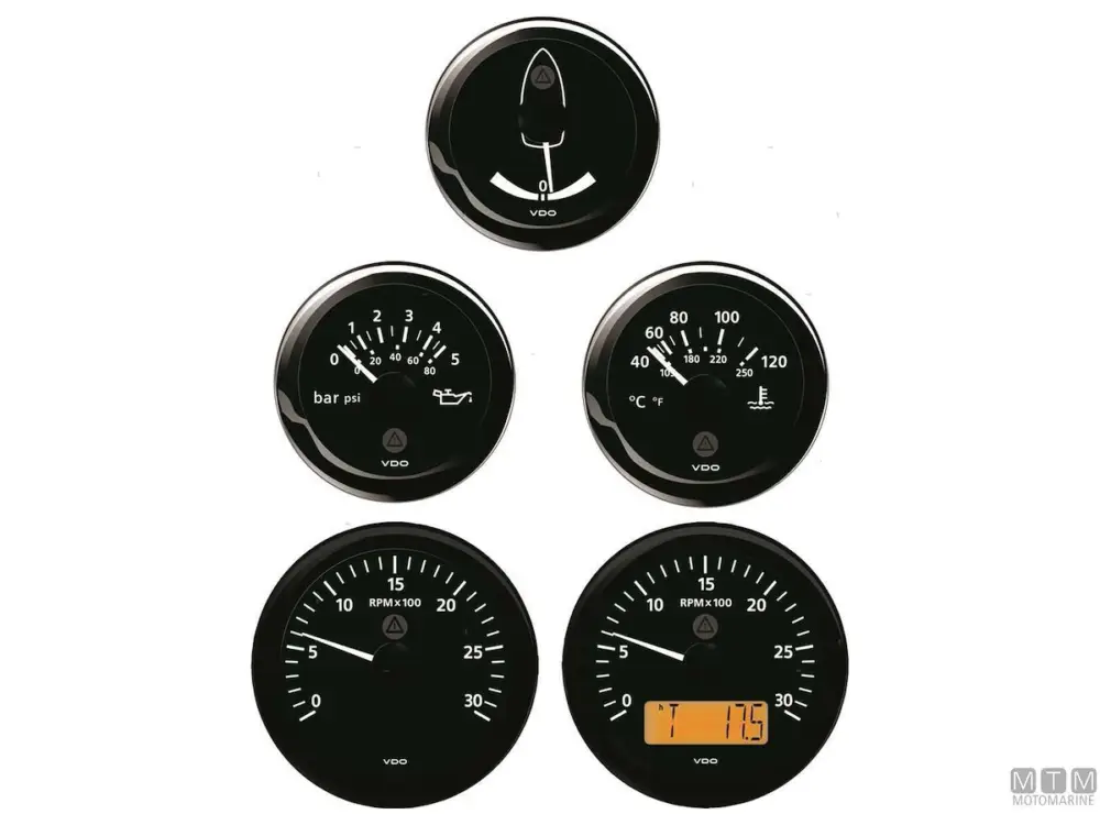 CONTAORE VDO D52MM BLACK Nuova Collezione