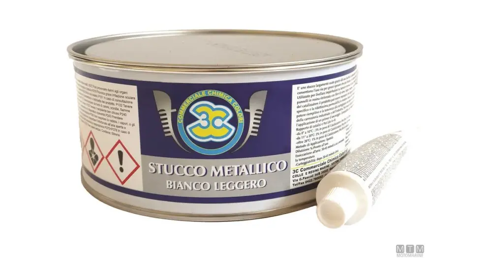 STUCCO DI POLIESTERE METALLICO 3C 125ML Nuovo Arrivo